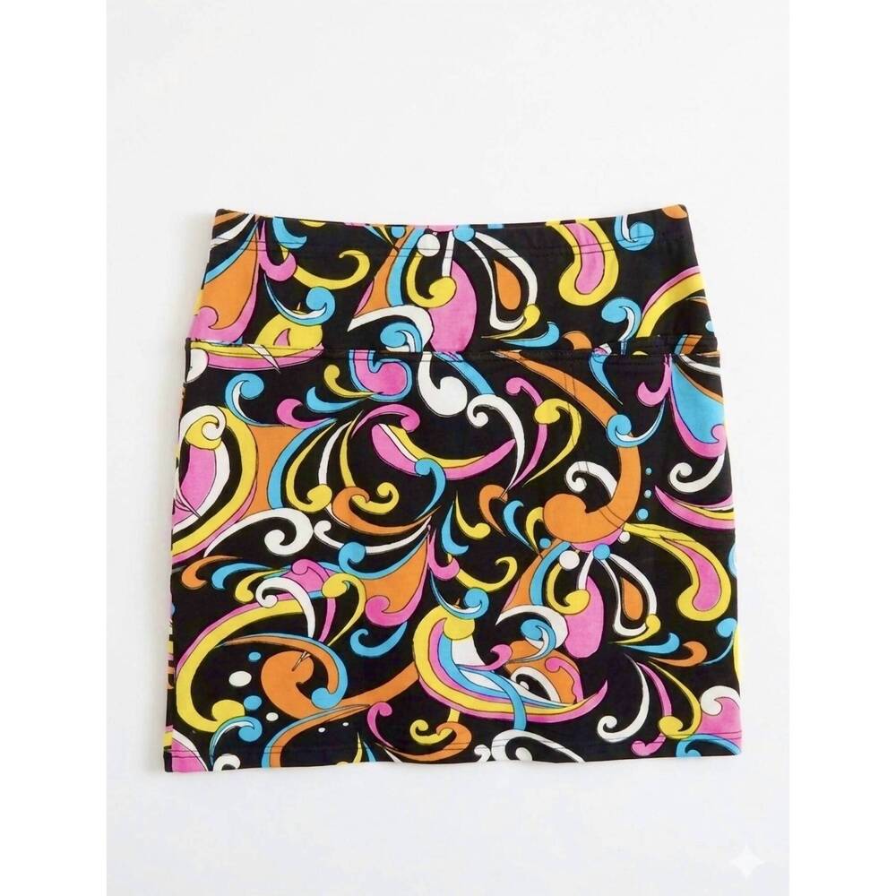 NEW TABI women's paulina skort in black/ multi